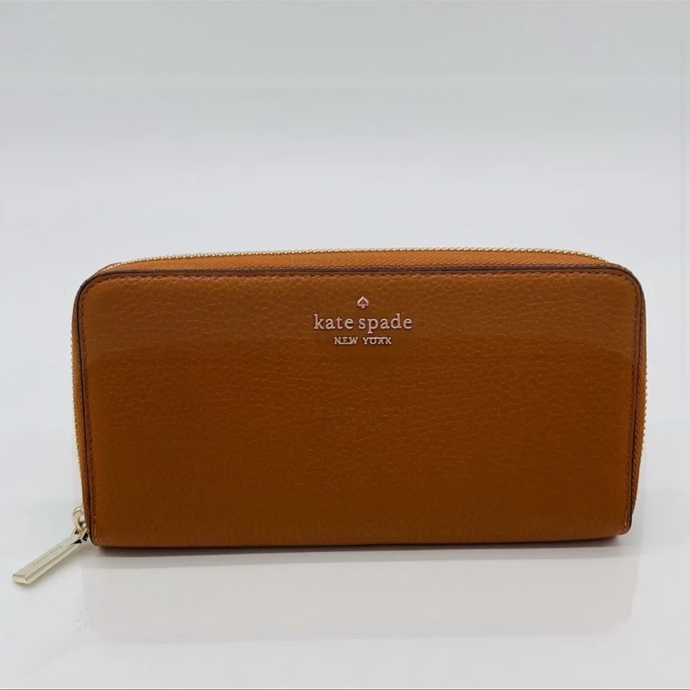 Kate Spade Leila Large Continental Wallet Brown - Picture 3 of 9